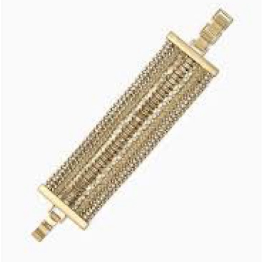 Stella & Dot Phillipa Statement Bracelet
 - Gold Mesh Cuff Bracelet